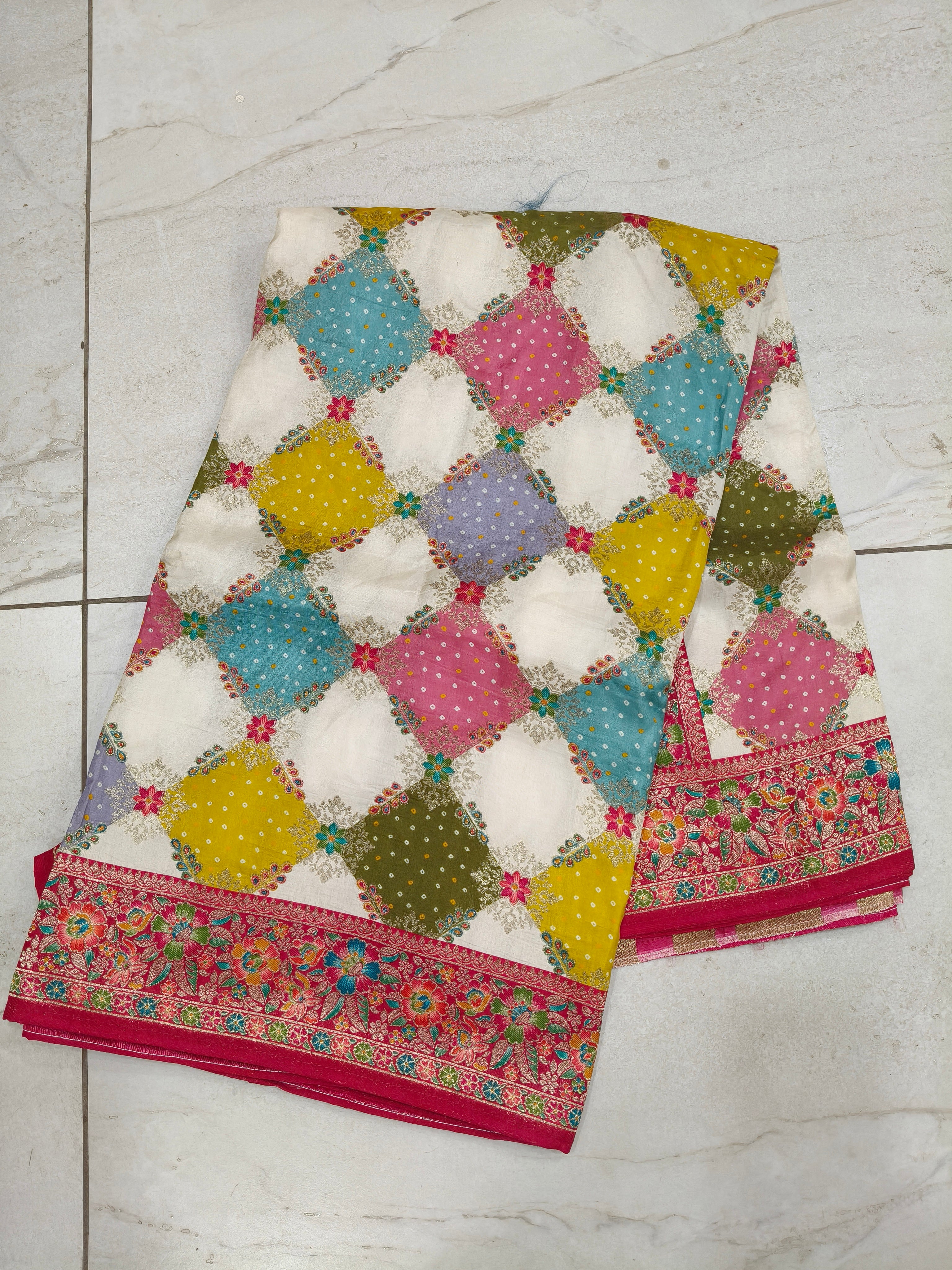 PASHMINA MEENAKARI SILK