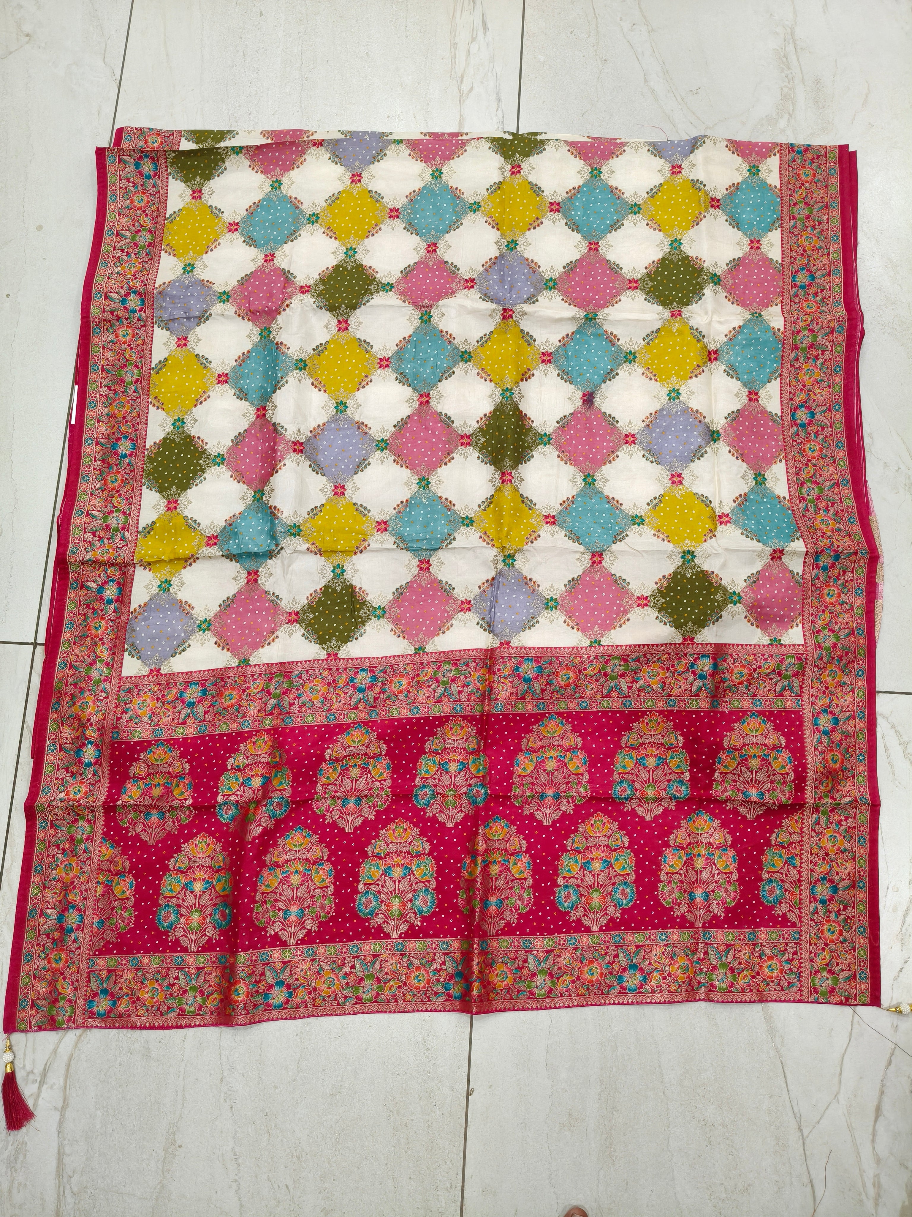 PASHMINA MEENAKARI SILK