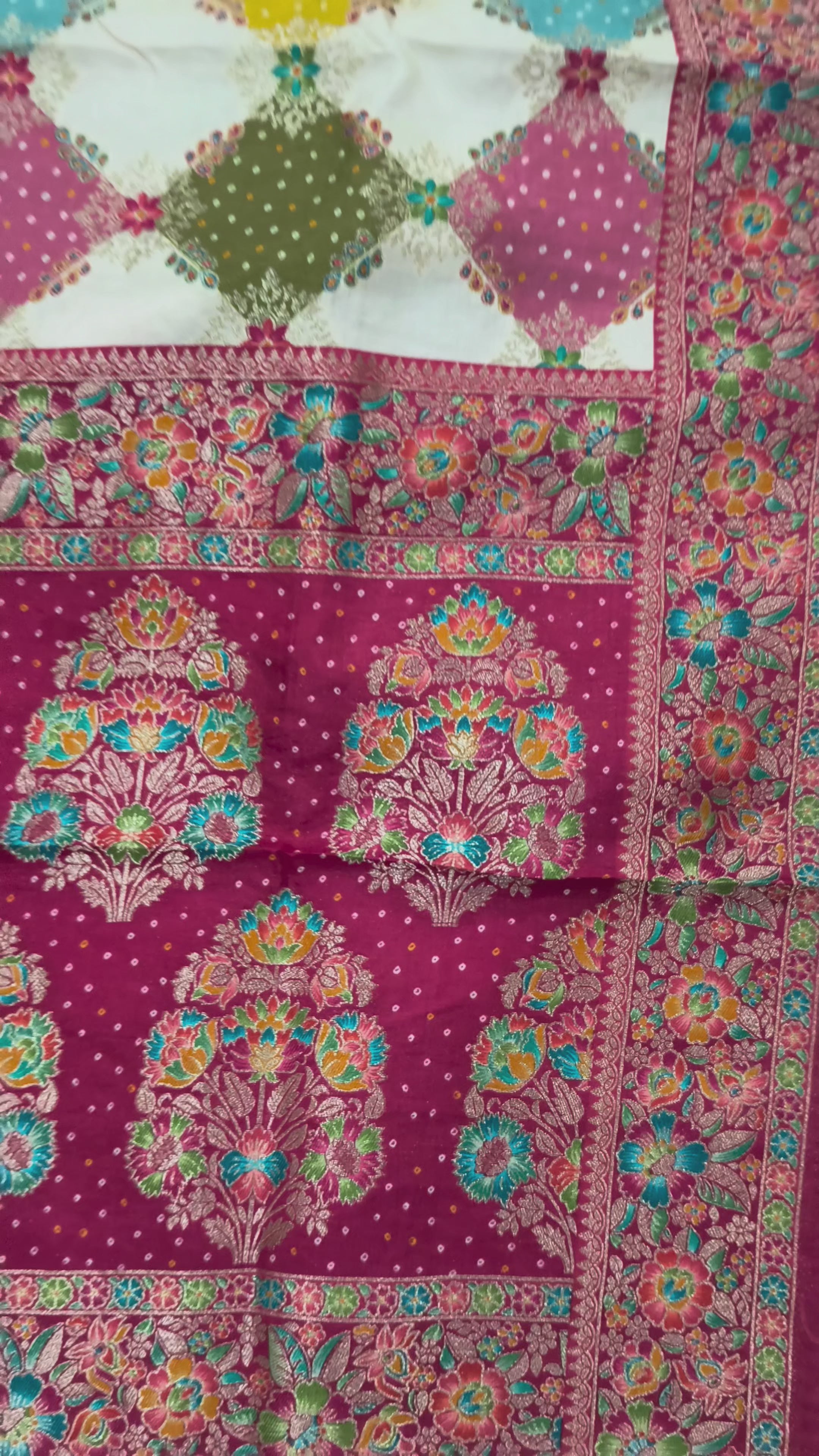 PASHMINA MEENAKARI SILK